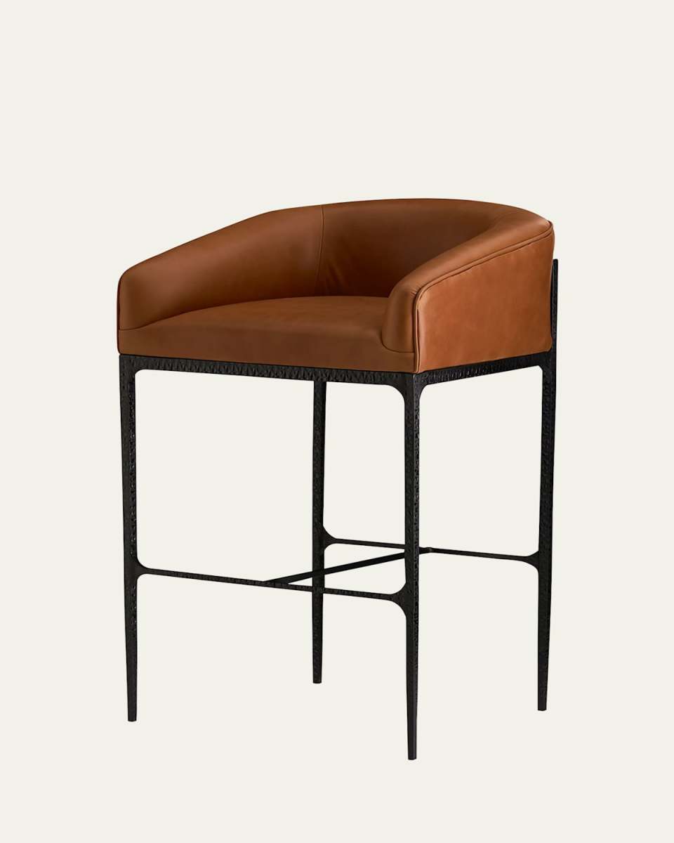 Osbourne Leather 32" Bar Stool